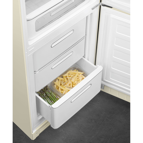 SMEG FAB32RCR6 Crema - Frigorífico Combi No Frost