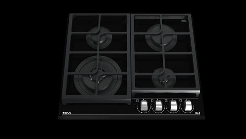 TEKA GZC 64320 XBN Negro - Placa de Gas 60CM Gas Natural