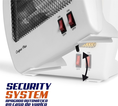 ORBEGOZO BP-5000-A Blanco - Estufa Cuarzo 800W