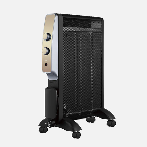 ABRILA ABRIGO Negro-Oro - Radiador de Mica 1500W