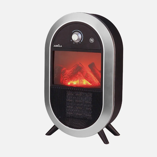 ABRILA SAUCE Negro-Plata - Calefactor Cerámico 1800W