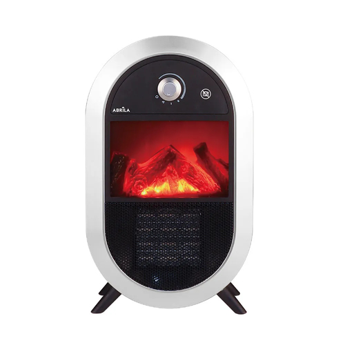 ABRILA SAUCE Negro-Plata - Calefactor Cerámico 1800W
