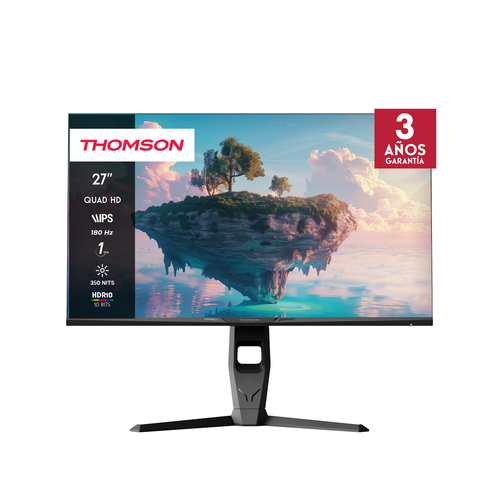 THOMSON M27QG5Y14 Negro - Monitor 27" Gaming QHD