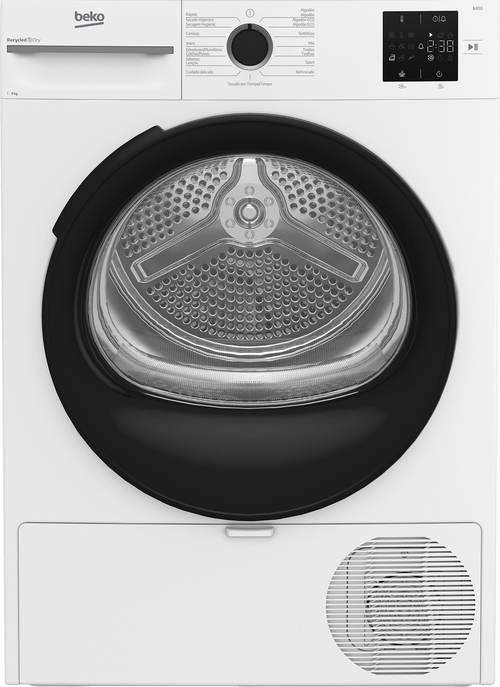 BEKO BM3T39220WB Blanco - Secadora Bomba de Calor 9KG