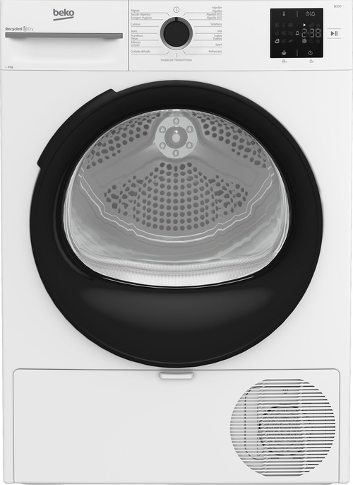 BEKO BM3T38230WB Blanco - Secadora Bomba de Calor 8KG