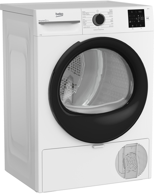 BEKO BM3T38230WB Blanco - Secadora Bomba de Calor 8KG