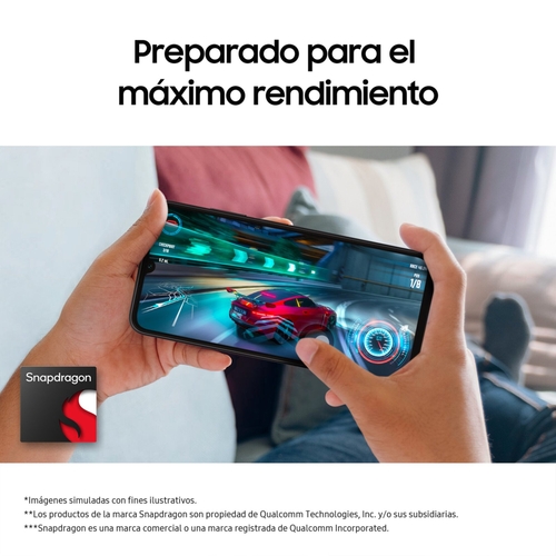 SAMSUNG GALAXY A05S Negro - Móvil 4GB 64 GB