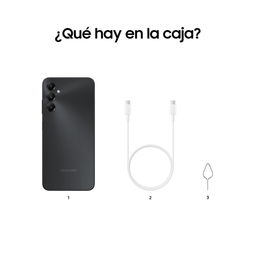 SAMSUNG GALAXY A05S Negro - Móvil 4GB 64 GB