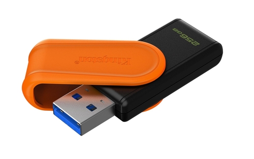 KINGSTON DATATRAVELER EXODIA S Naranja-Negro - Pendrive 256GB