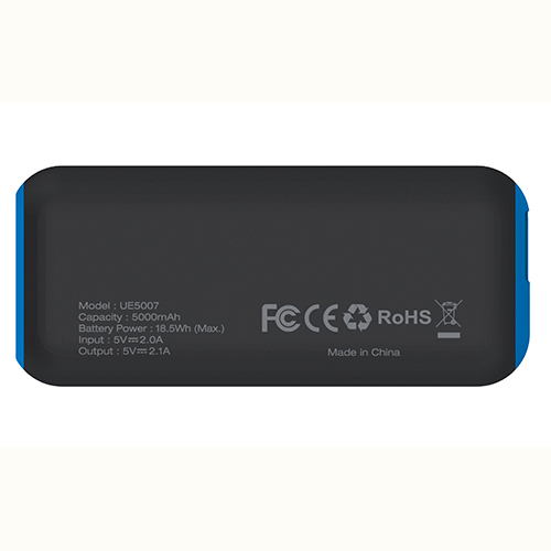 ENERGIZER UE5007 Negro-Azul - Powerbank 5000mAh
