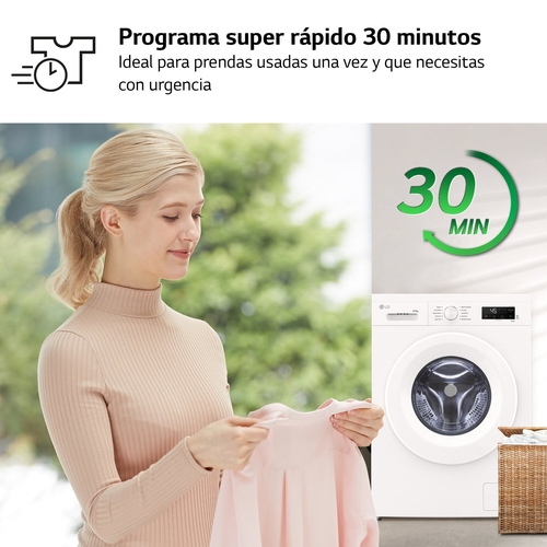 LG W4X1085NWH Blanco - Lavadora Secadora 8KG / 5KG 1400RPM