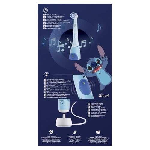 BRAUN IO2 JUNIOR STICH - Cepillo Eléctrico + Funda de  Viaje