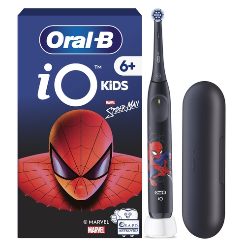 BRAUN IO2 JUNIOR SPIDERMAN - Cepillo Eléctrico + Funda de  Viaje