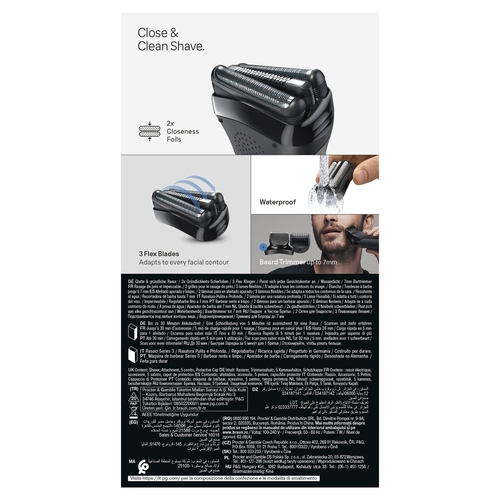 BRAUN SERIE-3 300BT Negro - Afeitadora Sin Cable