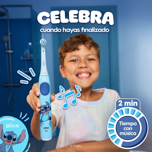 BRAUN IO2 JUNIOR STICH - Cepillo Eléctrico + Funda de  Viaje