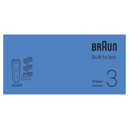 BRAUN SERIE-3 300BT Negro - Afeitadora Sin Cable