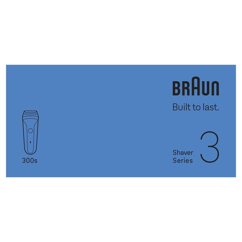 BRAUN SERIE-3 300S Negro - Afeitadora Sin Cable