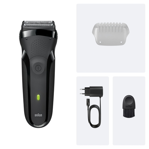 BRAUN SERIE-3 300S Negro - Afeitadora Sin Cable
