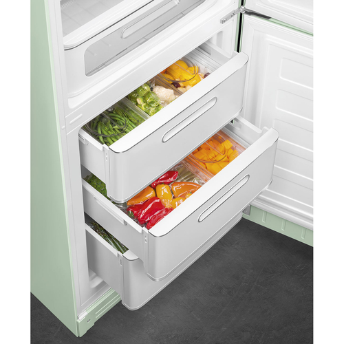 SMEG FAB32RPG6 Verde agua - Frigorífico Combi No Frost