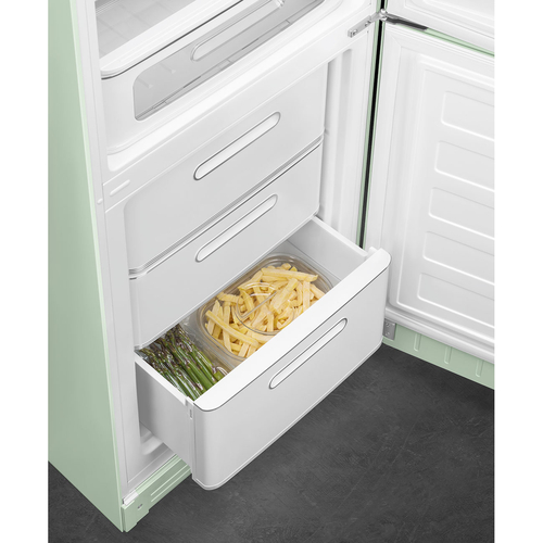 SMEG FAB32RPG6 Verde agua - Frigorífico Combi No Frost
