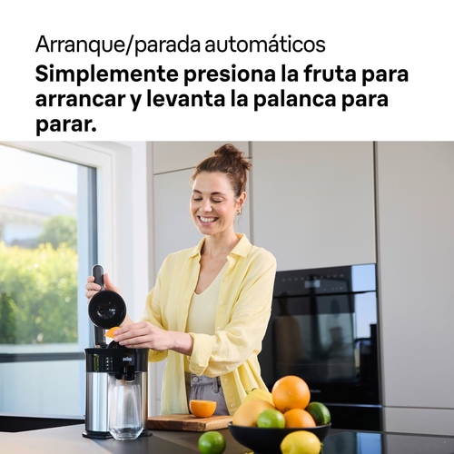 BRAUN CJ-7050-BK INOX-Negro - Exprimidor 160W