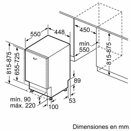 BOSCH SPV4EMX17E - Lavavajillas 45CM 10 Servicios