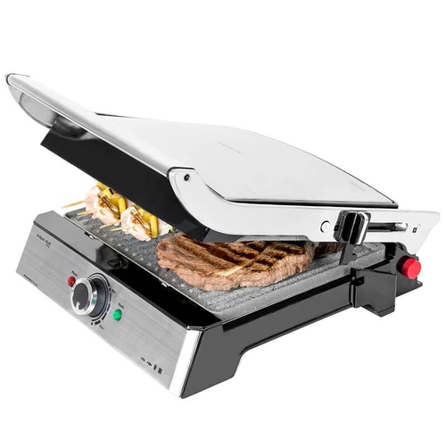 CECOTEC ROCK'N GRILL PRO INOX - Plancha de Asar GRILL 2000W