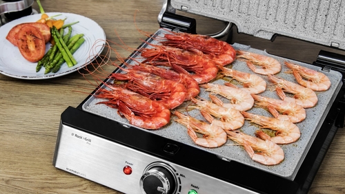CECOTEC ROCK'N GRILL PRO INOX - Plancha de Asar GRILL 2000W