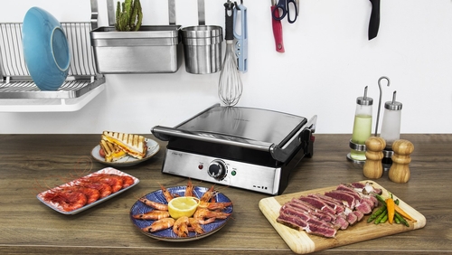 CECOTEC ROCK'N GRILL PRO INOX - Plancha de Asar GRILL 2000W