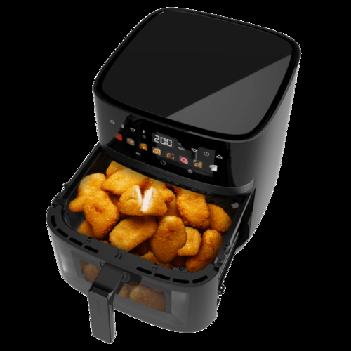 CECOTEC CECOFRY&GRILL DUOHEAT 8000 Negro - Freidora de Aire 2200W 8L