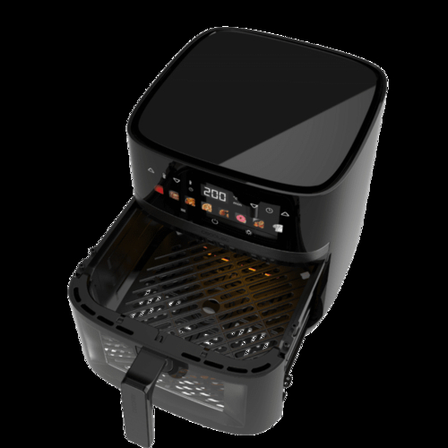 CECOTEC CECOFRY&GRILL DUOHEAT 8000 Negro - Freidora de Aire 2200W 8L