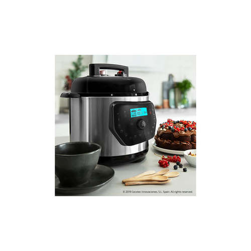 CECOTEC GM H DELUXE INOX-Negro - Olla Programable 6L