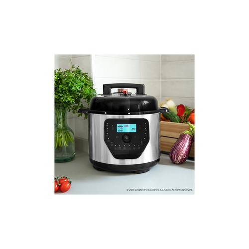 CECOTEC GM H DELUXE INOX-Negro - Olla Programable 6L
