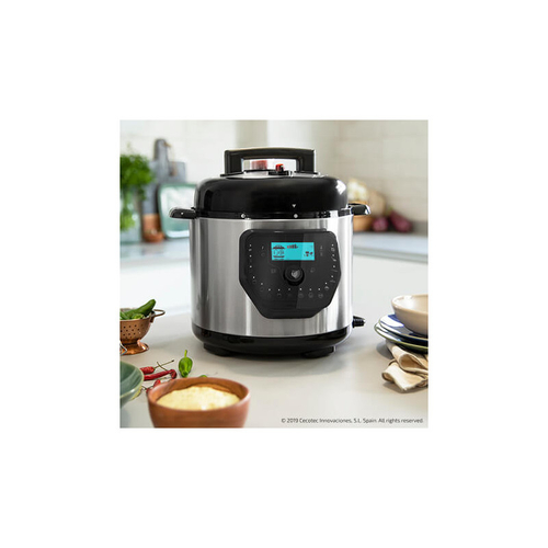 CECOTEC GM H DELUXE INOX-Negro - Olla Programable 6L