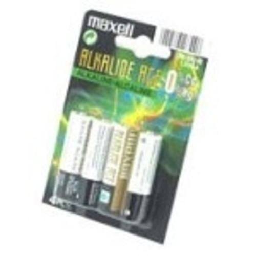 MAXELL ALKALINE AA LR6 PACK 4 UNIDADES - Pilas 1.5V