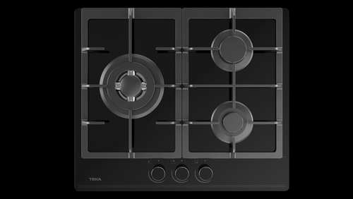 TEKA GBC 63110 KBN Negro - Placa de Gas 60CM Gas Natural