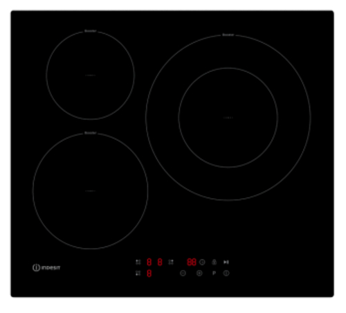 INDESIT IS F 13Q60 NE Negro - Vitrocerámica de Inducción 60CM