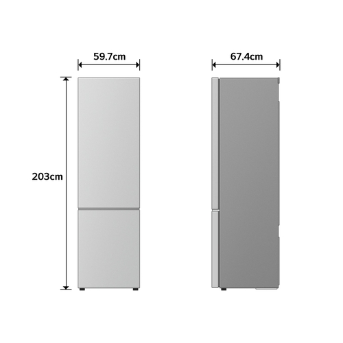 LG GBBSJ20EPY INOX - Frigorífico Combi No Frost