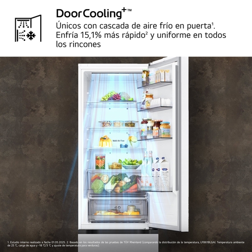 LG GBBSJ20DSW Blanco - Frigorífico Combi No Frost