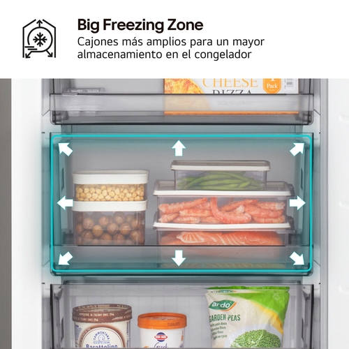 LG GBBSJ10ESW Blanco - Frigorífico Combi No Frost