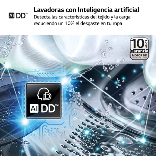 LG F4WR5011A6F Blanco - Lavadora Carga Frontal 11KG 1400RPM