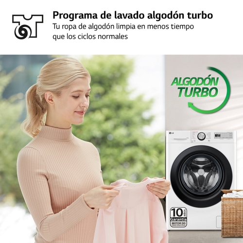 LG F4WR5011A6F Blanco - Lavadora Carga Frontal 11KG 1400RPM