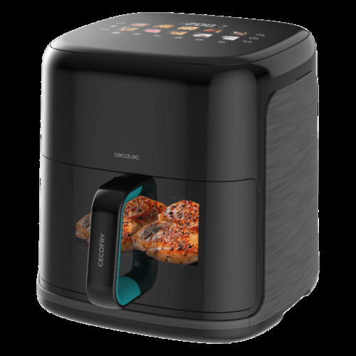 CECOTEC CECOFRY&GRILL SMOKIN'PRIME 6500 Negro - Freidora de Aire 2200W 6.5L