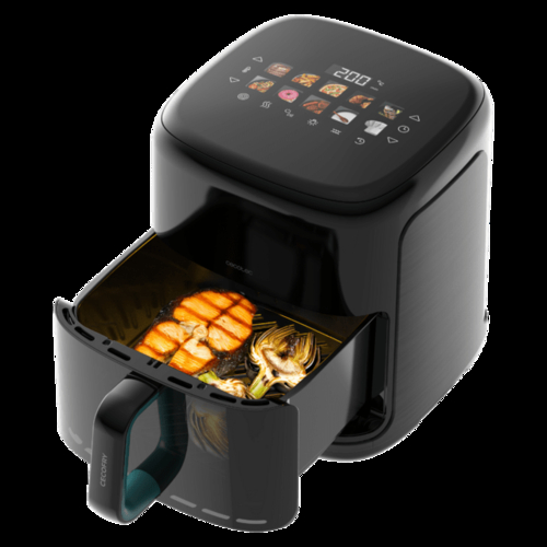 CECOTEC CECOFRY&GRILL SMOKIN'PRIME 6500 Negro - Freidora de Aire 2200W 6.5L
