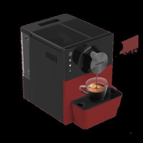 CECOTEC CREMMAET CUBE Rojo-Negro - Cafetera Superautomática 1350W