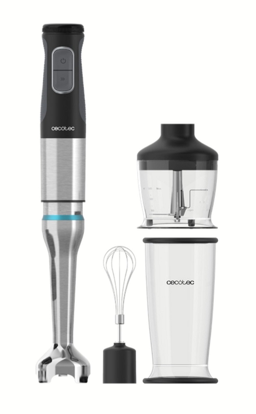CECOTEC KATANA 12 CHOP B INOX-Negro - Batidora de Mano 1200W