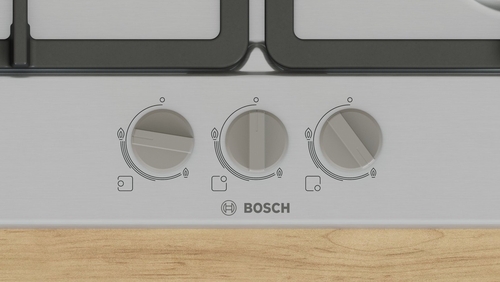 BOSCH PGC6B5K90 INOX - Placa de Gas 60cm Gas Natural