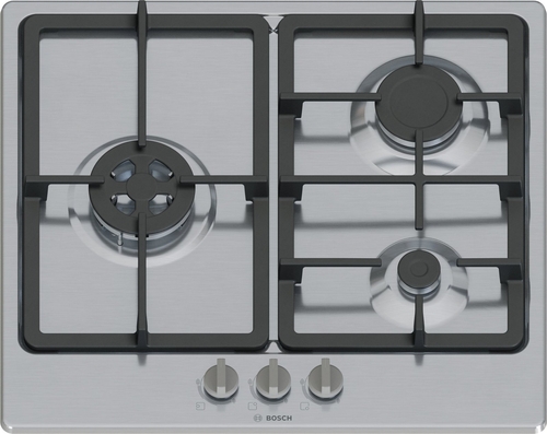 BOSCH PGC6B5K90 INOX - Placa de Gas 60cm Gas Natural