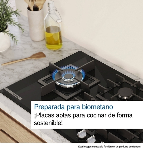 BOSCH PPQ7A6I40 Negro - Placa de Gas 75 CM Gas Natural
