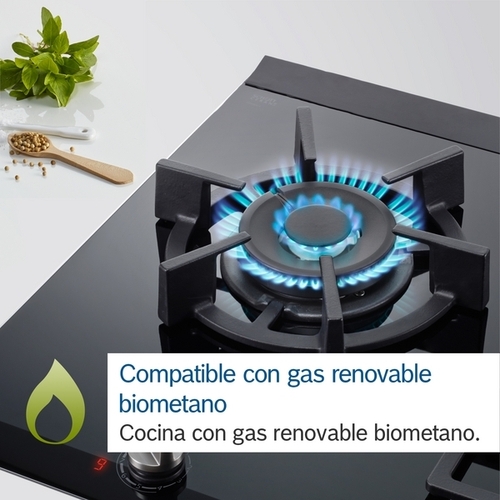 BOSCH PPQ7A6I40 Negro - Placa de Gas 75 CM Gas Natural